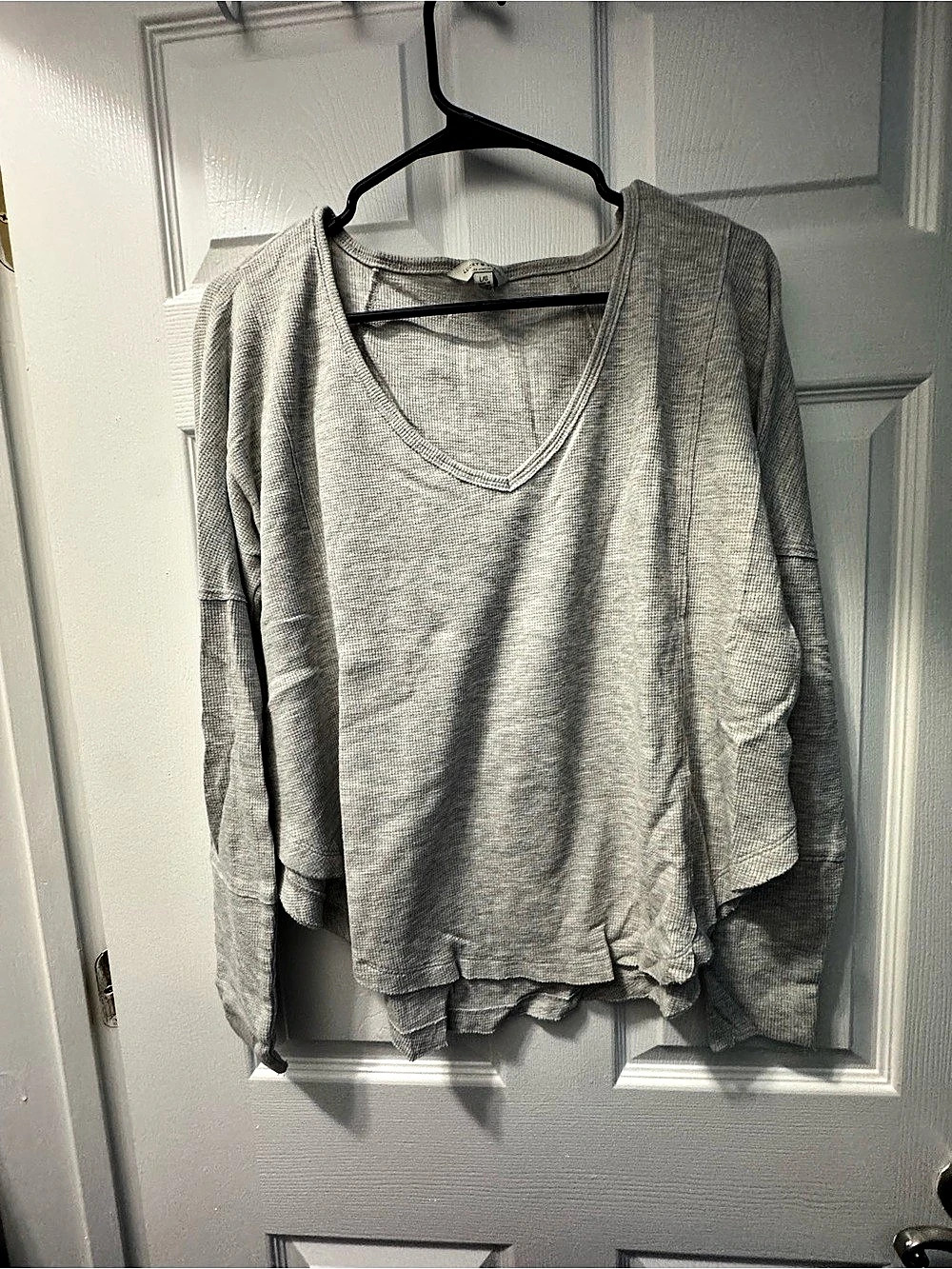 Lucky Brand Gray Long Sleeve Tunic Size Large